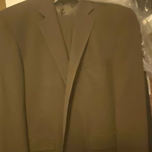 Oscar De La Renta Suit- Jacket-48L -Pants Waist 40